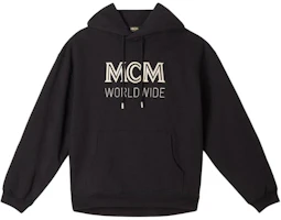 MCM Solid Logo Print Long Sleeve Hoodie - Black MHAASMM03BT MCM Solid Logo Print Long Sleeve Hoodie - Black MHAASMM03BT