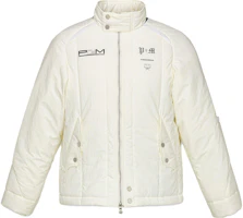 MCM Solid Logo Print Zip Jacket - Off White MHJDAJP01WT00M MCM Solid Logo Print Zip Jacket - Off White MHJDAJP01WT00M