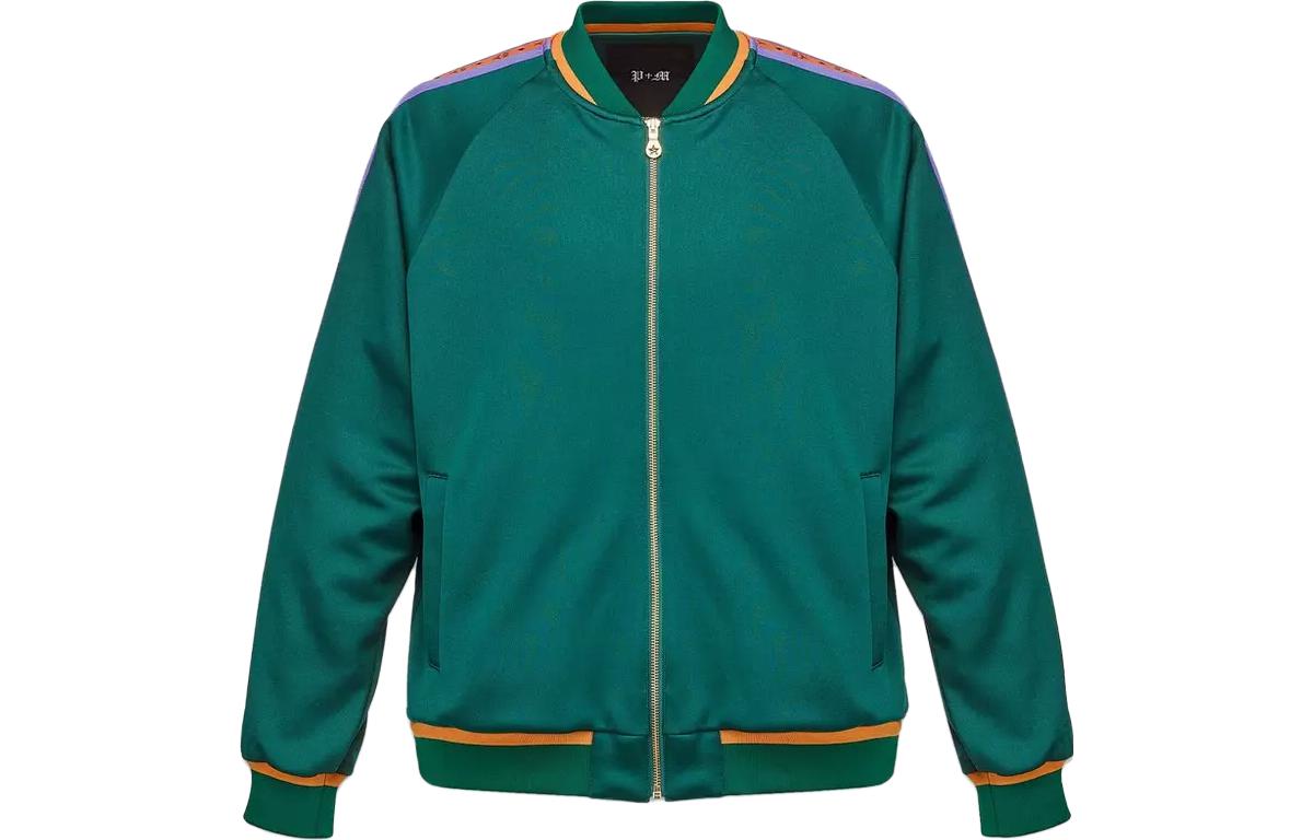 MCM Solid Stripe Track Jacket Green () MHJCSJP02GR00M