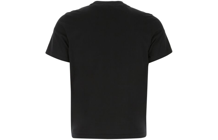 Lookbook MCM SS21 Graphic Sequin Print Black Short-Sleeve T-Shirt for Men. MHTBSMM08-B2