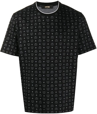 MCM SS22 Logo Print Short Sleeve T-Shirt Black MHTAAMM05BK Order MCM SS22 Logo Print Short Sleeve T-Shirt Black MHTAAMM05BK