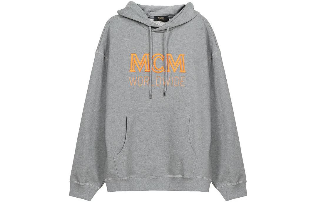 Order MCM SS23  Grey Letter Print Hoodie. MHAASMM03BT0