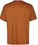 Lookbook MCM SS23 All-Over Logo Crewneck T-Shirt Red Brown Tee MHTAAMM05CO