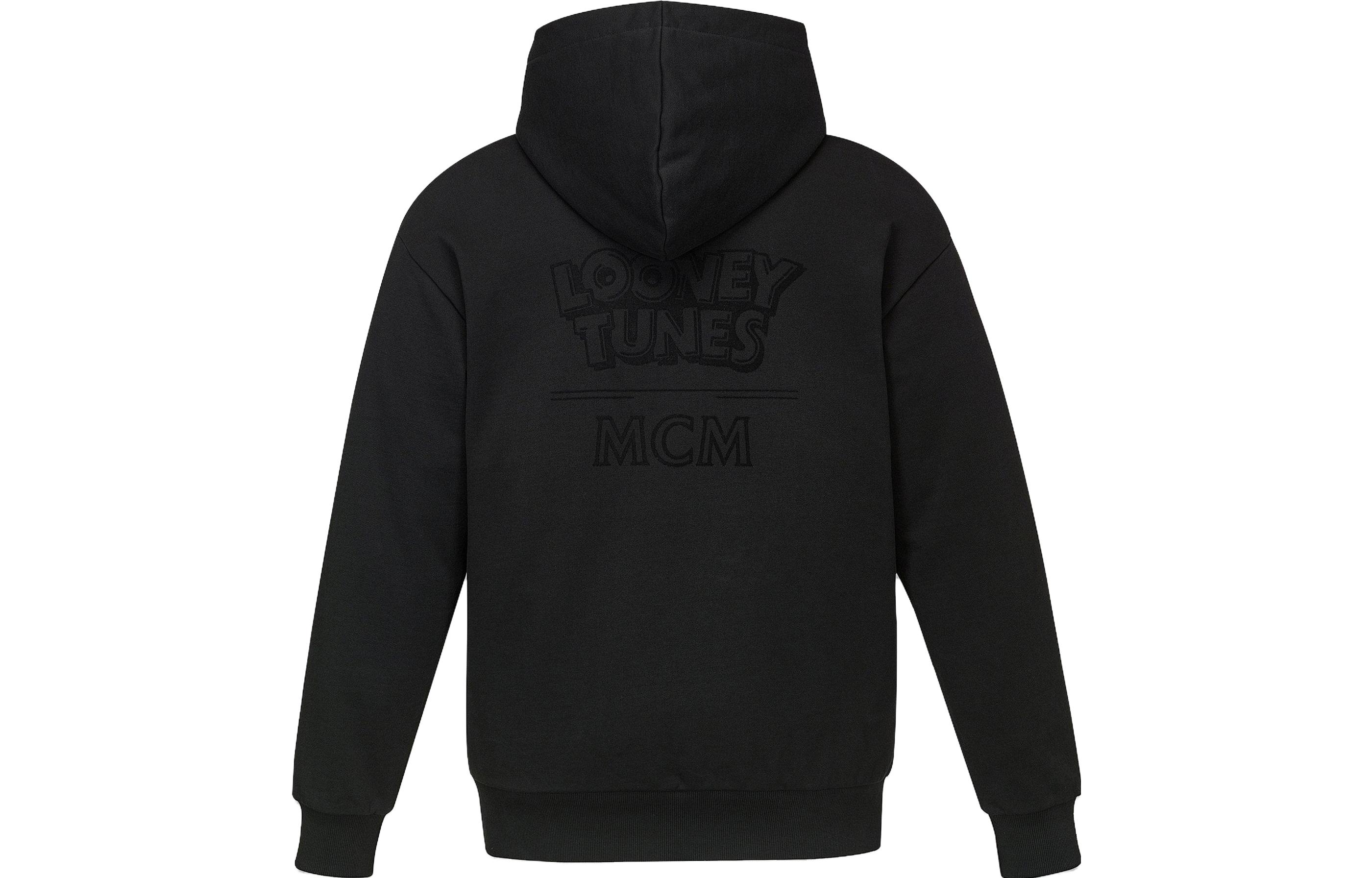 Lookbook MCM SS23 卡通鴨圖案連帽上衣 黑色 MHADSMM05BK00