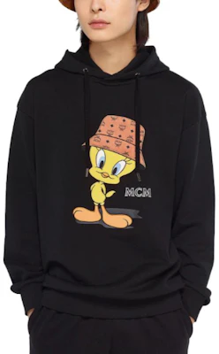 MCM SS23 卡通鴨圖案連帽上衣 黑色 MHADSMM05BK00 Shop MCM SS23 卡通鴨圖案連帽上衣 黑色 MHADSMM05BK00