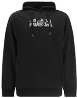 MCM SS23 Geometric Print Hoodie Black Menswear Long Sleeve Pullover MHADSMM02BK MCM SS23 Geometric Print Hoodie Black Menswear Long Sleeve Pullover MHADSMM02BK