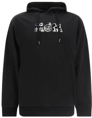 MCM SS23 幾何圖案印花連帽上衣 黑色男裝長袖套頭衫 MHADSMM02BK Buy MCM SS23 幾何圖案印花連帽上衣 黑色男裝長袖套頭衫 MHADSMM02BK