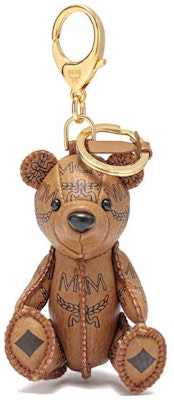 MCM SS23 Monogram Bear Key Charm Keychain Unisex Couple Accessory in Cognac. MXZAAXL01CO001【】 Order MCM SS23 Monogram Bear Key Charm Keychain Unisex Couple Accessory in Cognac. MXZAAXL01CO001【】
