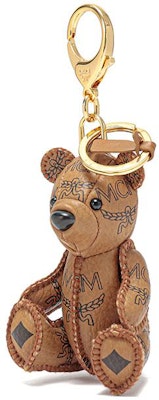 MCM SS23 Monogram Bear Key Charm Keychain Unisex Couple Accessory in Cognac. MXZAAXL01CO001【】 Lookbook MCM SS23 Monogram Bear Key Charm Keychain Unisex Couple Accessory in Cognac. MXZAAXL01CO001【】