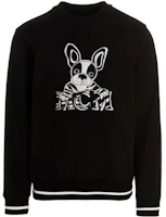 MCM SS23 Pug Letter Print Crewneck Sweatshirt Black MHADSMM01BK MCM SS23 Pug Letter Print Crewneck Sweatshirt Black MHADSMM01BK