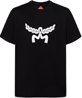 MCM SS24 Loose Fit Logo Graphic Black Crewneck T-Shirt. MHTESMM05BK MCM SS24 Loose Fit Logo Graphic Black Crewneck T-Shirt. MHTESMM05BK