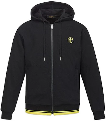 MCM 男士條紋飾邊連帽外套 - 黑色 MHACSCK04BK Order MCM 男士條紋飾邊連帽外套 - 黑色 MHACSCK04BK