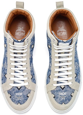 MCM Terrain 'Light Blue Vintage High-Top Canvas' MEXBATQ04LU041 Lookbook MCM Terrain 'Light Blue Vintage High-Top Canvas' MEXBATQ04LU041