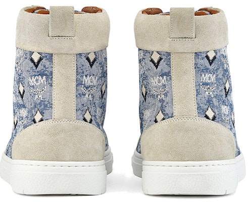 MCM Terrain 'Light Blue Vintage High-Top Canvas' MEXBATQ04LU041 Shop MCM Terrain 'Light Blue Vintage High-Top Canvas' MEXBATQ04LU041