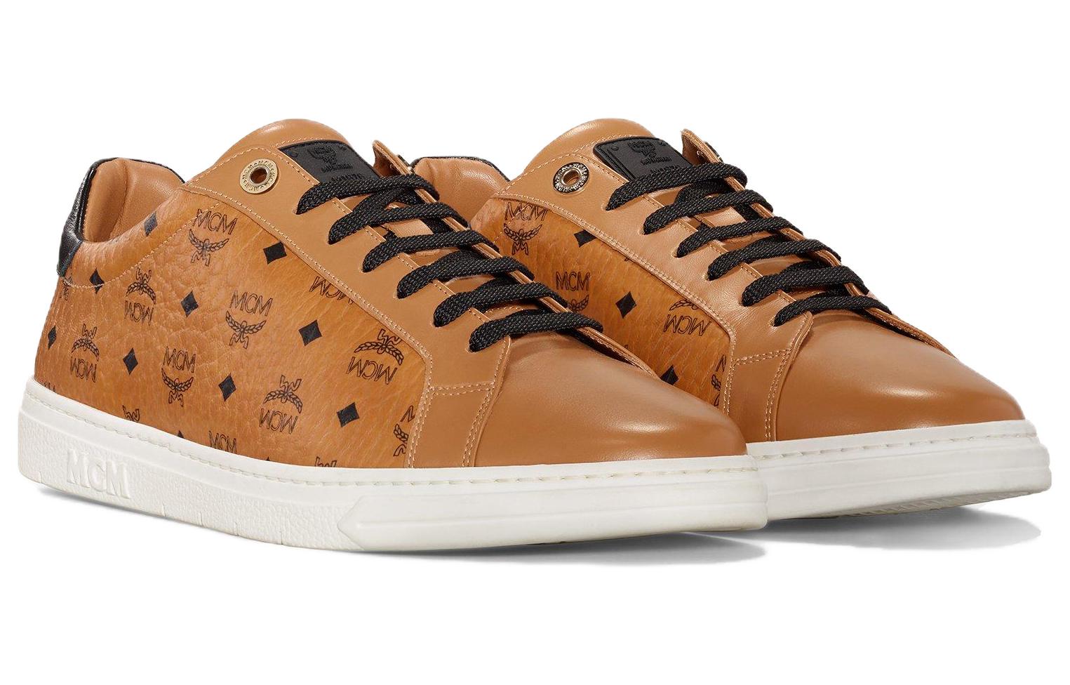 Lookbook MCM 테레인 더비 로우 (브라운) MEXBAMM03CO001