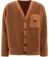MCM V-Neck Button Slim-Fit Long Sleeve Jacket Brown MHDEAMM03CO MCM V-Neck Button Slim-Fit Long Sleeve Jacket Brown MHDEAMM03CO
