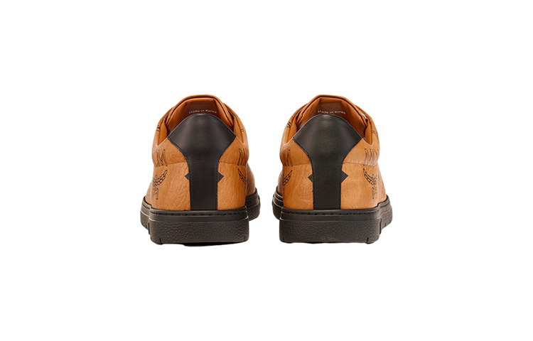 Shop MCM Visetos Low ''Classic Comfort'' Sneakers MEXDATD01CO