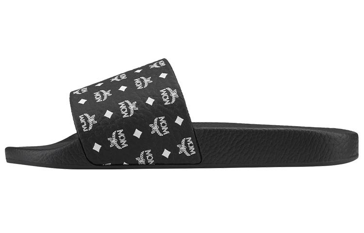MCM Visetos Rubber Slide 'Black' MEX8AMM60BK042
