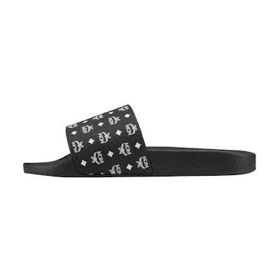 MCM Visetos Rubber Slide 'Black'