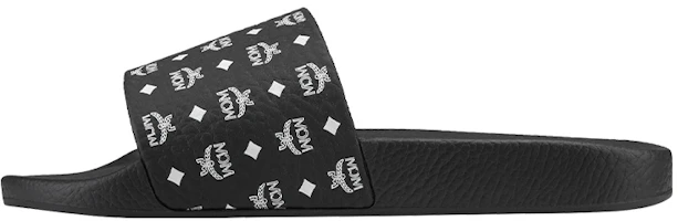 MCM Visetos Rubber Slide 'Black' MEX8AMM60BK042 MCM Visetos Rubber Slide 'Black' MEX8AMM60BK042