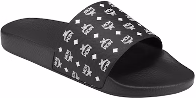 Order MCM Sandalias de Goma Visetos 'Negro' MEX8AMM60BK042