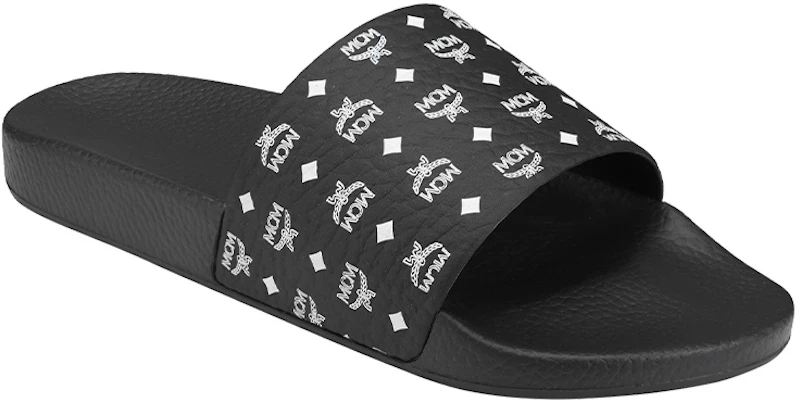 MCM Visetos Rubber Slide 'Black' MEX8AMM60BK042 Order MCM Visetos Rubber Slide 'Black' MEX8AMM60BK042