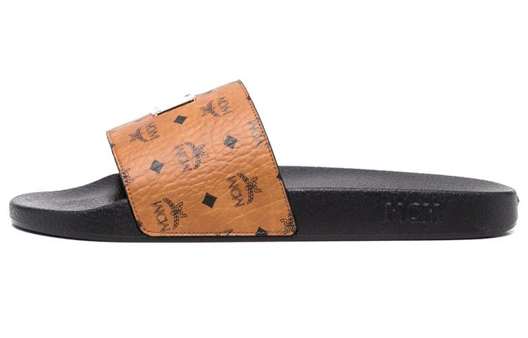 MCM Visetos Slide Cognac MEXCSMM23CO