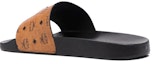 Lookbook MCM Visetos Slide Cognac Lelaki/Berjalan MEXCSMM23CO