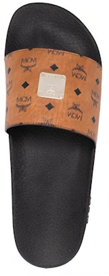 MCM Visetos Slide Cognac MEXCSMM23CO Shop MCM Visetos Slide Cognac MEXCSMM23CO
