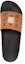 Shop MCM Visetos Slide Cognac Lelaki/Berjalan MEXCSMM23CO