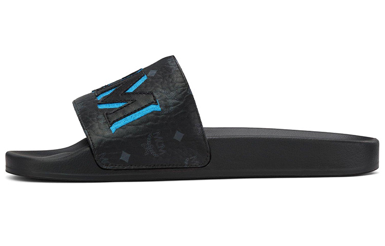 MCM Visetos Slipper 'Black' MEXAAMM16H7041