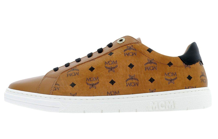 MCM Visetos Terrain Low 'Monogram Print - Cognac' MEXAAMM11CO