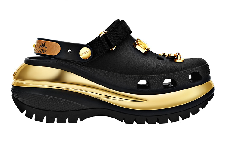 Lookbook MCM x Crocs Classic Clog Schwarz ''Flex Adapt Trendiges Design'' MEXDAMM08BK001