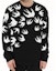 Lookbook 맥큐 알렉산더 맥퀸 블랙 스왈로우 프린트 크루넥 스웻셔츠 545415-RLT72-1000