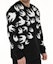 Shop 맥큐 알렉산더 맥퀸 블랙 스왈로우 프린트 크루넥 스웻셔츠 545415-RLT72-1000