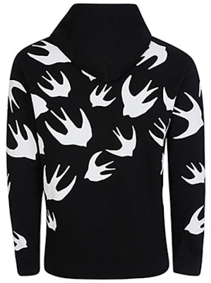 맥큐 알렉산더 맥퀸 블랙 스왈로우 프린트 후디 545412-RLT72-1000 Lookbook 맥큐 알렉산더 맥퀸 블랙 스왈로우 프린트 후디 545412-RLT72-1000