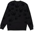 Lookbook マックキュー アレキサンダー・マックイーン ブラック スワロープリント 長袖スウェット 545415RLT74