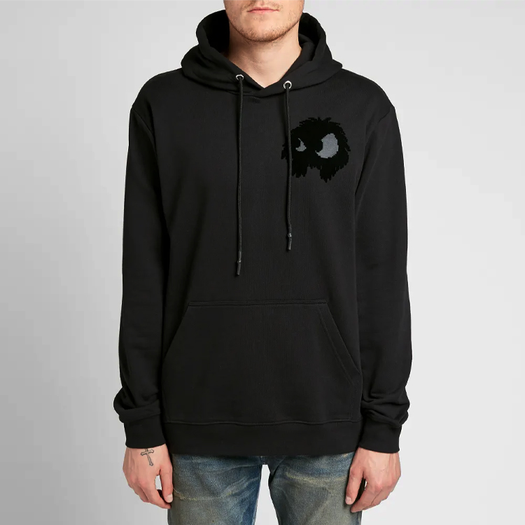 Purchase 맥큐 알렉산더 맥퀸 카툰 그래픽 후디 - 블랙 545412-RNT14-1000