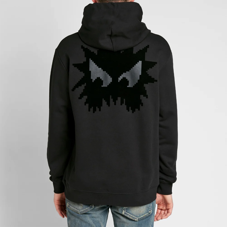 Details for 맥큐 알렉산더 맥퀸 카툰 그래픽 후디 - 블랙 545412-RNT14-1000