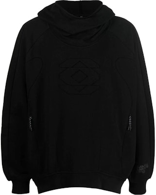 McQ Alexander McQueen FW22 Hoodie Lelaki Hitam Embossed Oversized. 701363-RTT06-1000 Buy McQ Alexander McQueen FW22 Hoodie Lelaki Hitam Embossed Oversized. 701363-RTT06-1000