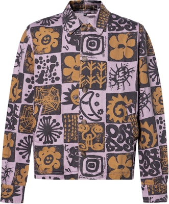 맥큐 알렉산더 맥퀸 FW22 플로럴 프린트 멀티컬러 남성용 자켓 긴팔 695926-RTB01-5001 Buy 맥큐 알렉산더 맥퀸 FW22 플로럴 프린트 멀티컬러 남성용 자켓 긴팔 695926-RTB01-5001