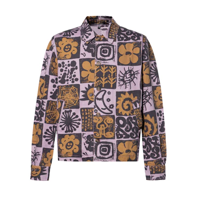 McQ Alexander McQueen FW22 Floral Print Long Sleeve Jacket Multicolor Men’s 695926-RTB01-5001