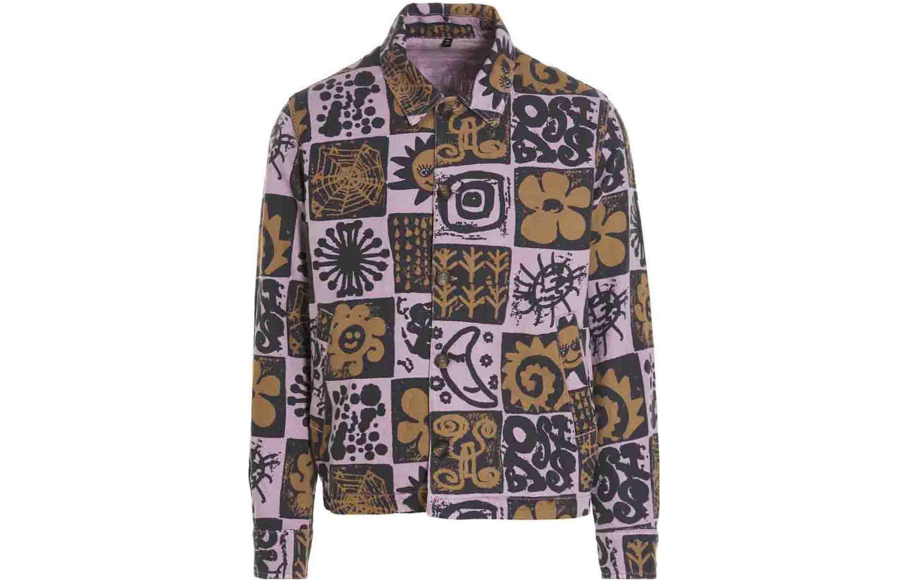 Order 맥큐 알렉산더 맥퀸 FW22 플로럴 프린트 멀티컬러 남성용 자켓 긴팔 695926-RTB01-5001