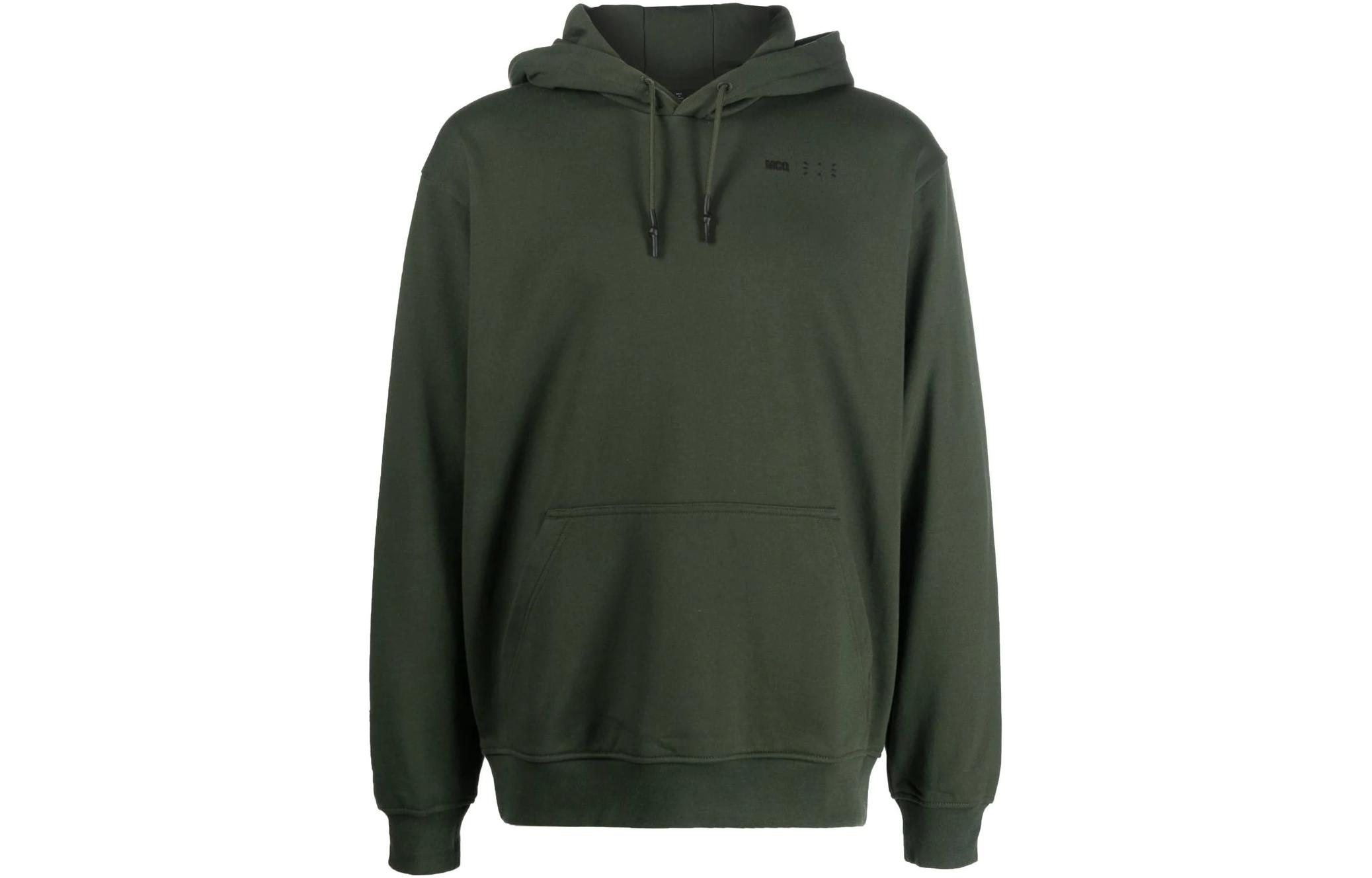 McQ Alexander McQueen FW22 Logo Print Detail Hoodie Men’s Deep Green. 624727-RST93-3010