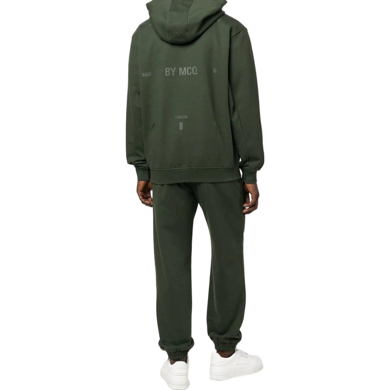 Lookbook Hoodie Pria McQ Alexander McQueen FW22 Logo Deep Green. 624727-RST93-3010