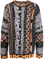 McQ Alexander McQueen FW22 Pattern Oversized Knit Sweater Multicolor 700203-RTN01-1000 McQ Alexander McQueen FW22 Pattern Oversized Knit Sweater Multicolor 700203-RTN01-1000