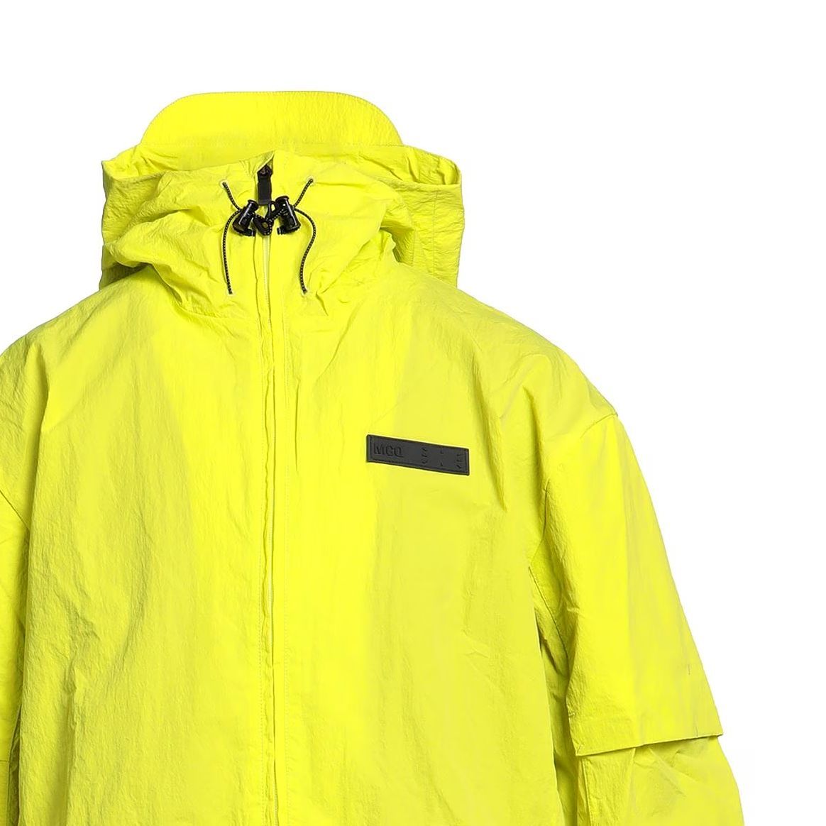 Shop McQ Alexander McQueen FW22 Hoodie Kuning Zip-Up Lelaki. 695941-RRA17-70001