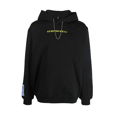 McQ Alexander McQueen Graphic Hoodie Black. 624727-RQT52-1000