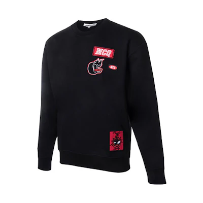 McQ Alexander McQueen Pullover Crewneck Casual Sweatshirt Black 535620-RMT09-1000