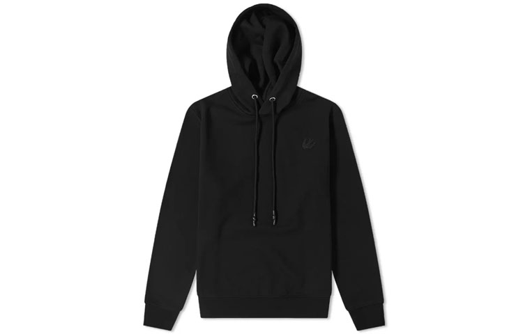 Order McQ Alexander McQueen 全黑連帽套頭衫休閒衫 430578-RMT73-1000